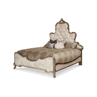 Classic bed design with intricate details