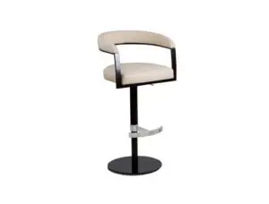 Stylish bar stool with footrest