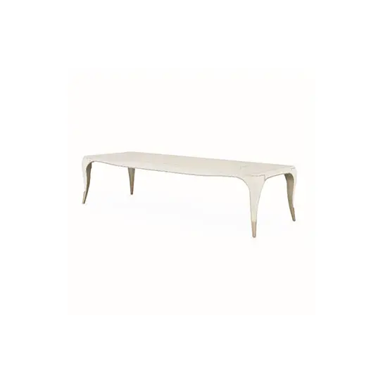 Modern minimalist white bench