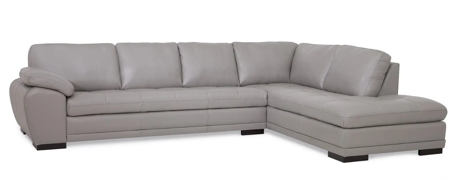 Comfortable gray sectional seating