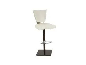 Contemporary stool with square base
