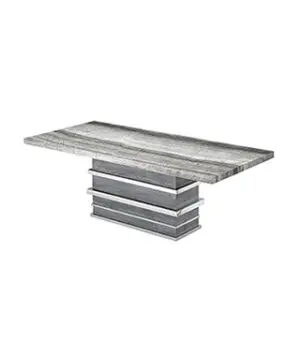 Contemporary rectangular stone table