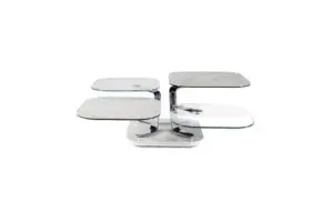 Modern glass coffee table design